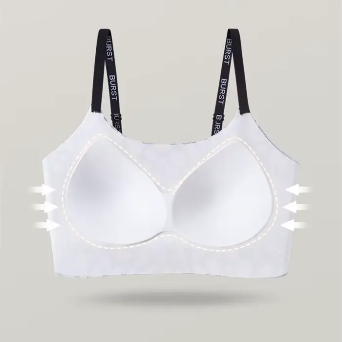 Soutien gorge dos nu sans couture femme moderne design mince section porte jarretelles soutien gorge sport été 2024