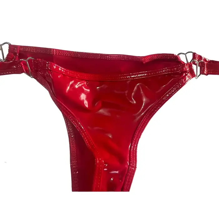 Dámske sexuálne žabky String teplé PVC kožené nohavičky nohavičky nohavičky spodná bielizeň spodná bielizeň spodná bielizeň Tanga String