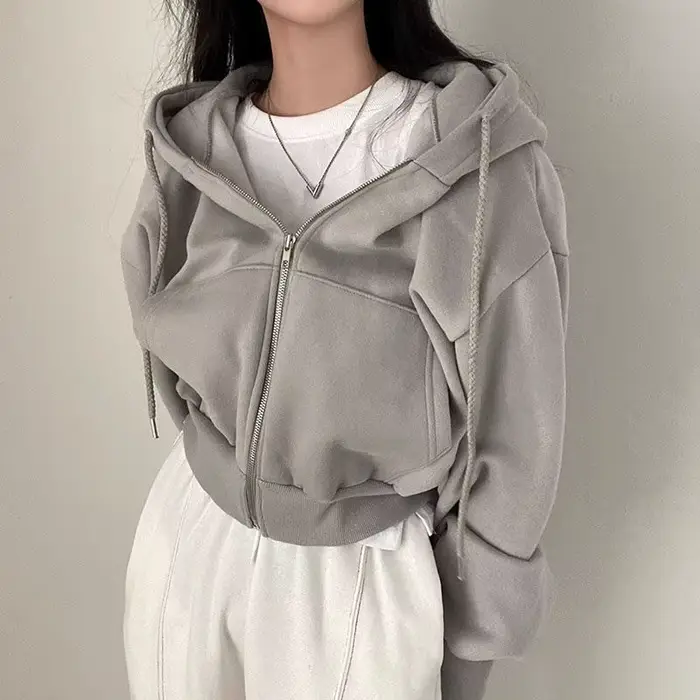 Kórejská mikina s kapucňou pre ženy
