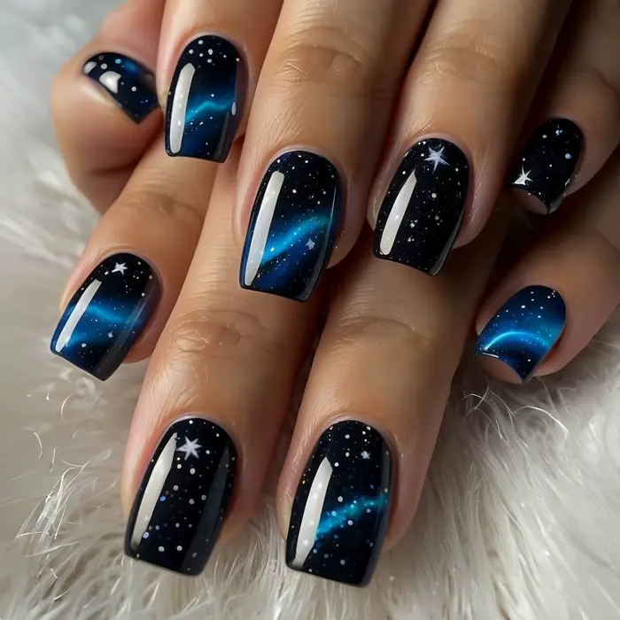 24 pièces court Ballet presse sur ongles dégradé faux ongles portable coller ongles faux ongles Uñas