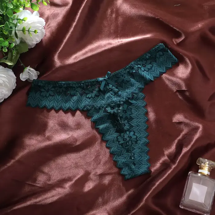 tangá sexy čipka pre ženy, vysoká kvalita, európsky a americký štýl, priesvitná, priedušná, s lukom a priehľadným prelamovaným vzorom