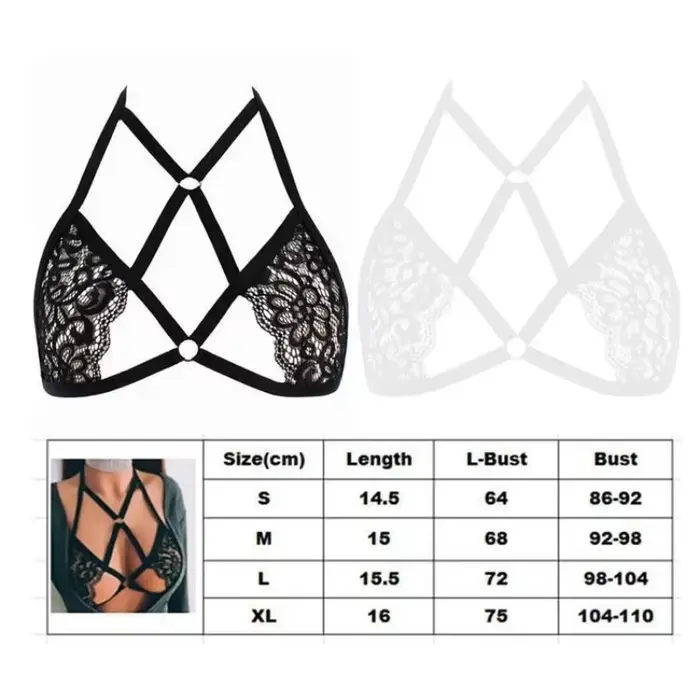 Sexy bezdrôtová čipka podprsenka pre ženy špeciálna príležitosť Half-Cut