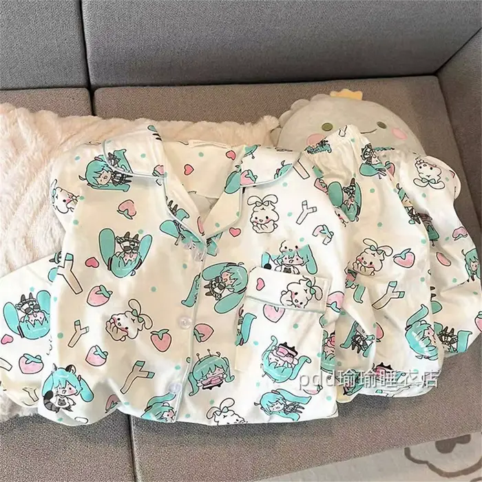 Dámske pyžamo Kawaii Hatsune Miku