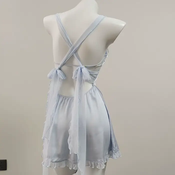 Mäkké nočné košele Sexy nočná košeľa pre ženy Lingerie spodná bielizeň súkromná izba ramienka