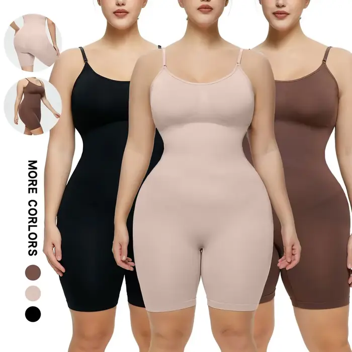 body Shapewear pre ženy v polyamide, fitness súprava, pevná kompresia, nastaviteľné popruhy, ideálne pre všetky príležitosti a špeciálne darčeky