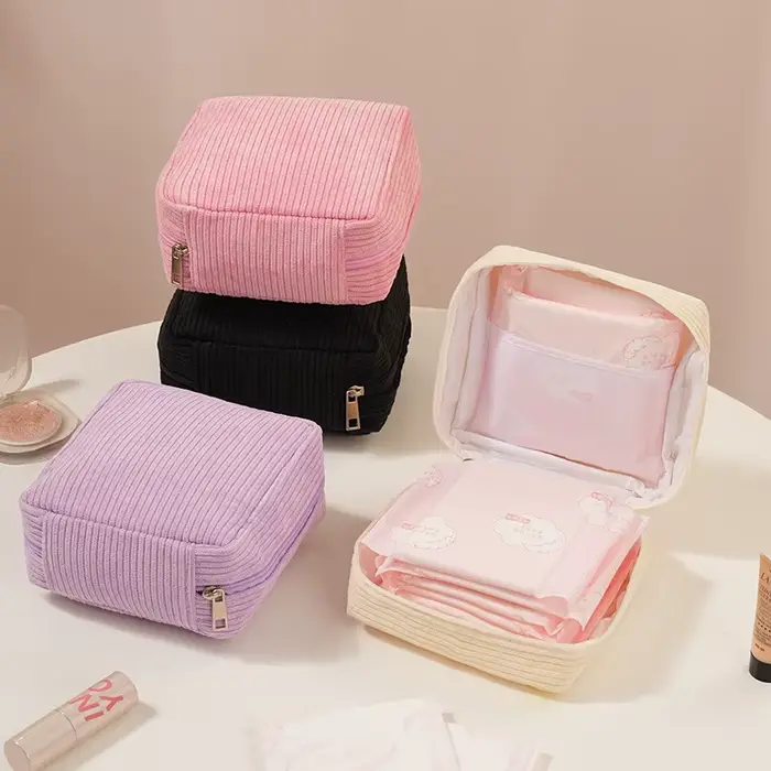Trousse de maquillage en tissu de haute qualité pour adolescentes et femmes, sac de rangement multifonctionnel pour voyages, sports et occasions spéciales