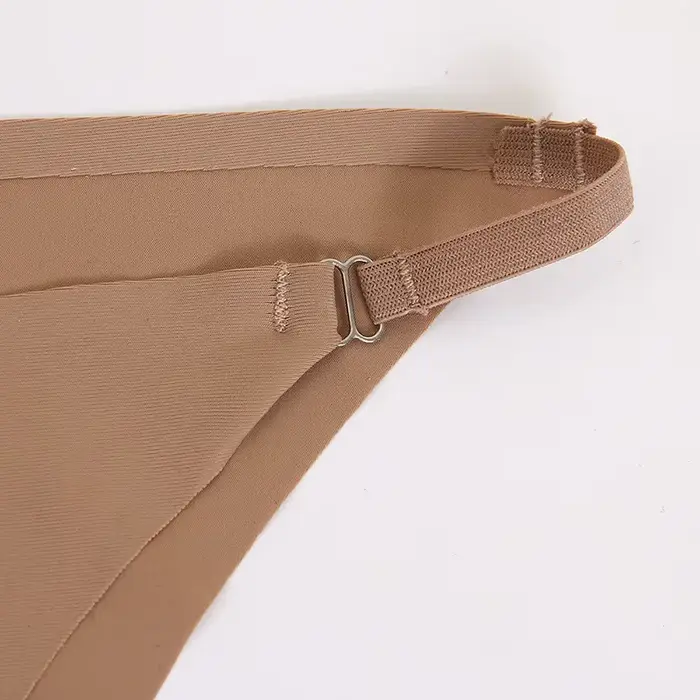 BZEL Sexy Bikini Tanga Dámske spodná bielizeň Hot Predaj Half Butts Dámske nohavičky Nízka veľkosť Pevná bezšvíková stuha opasok Slips M-2XL