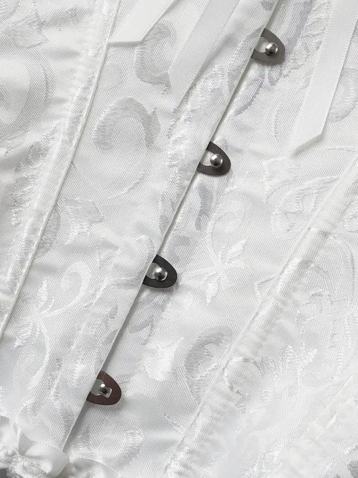 Corset en polyester sexy pour femmes, bustier ajusté pour mariages et soirées