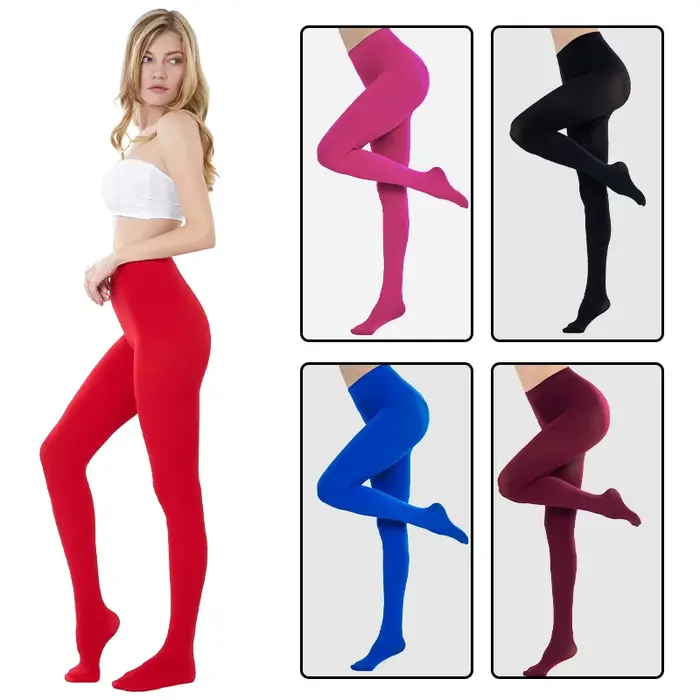 Dámske Coolmax elastan Nylon akrylové pančuchy vhodné pre štyri ročné obdobia špeciálne príležitosti