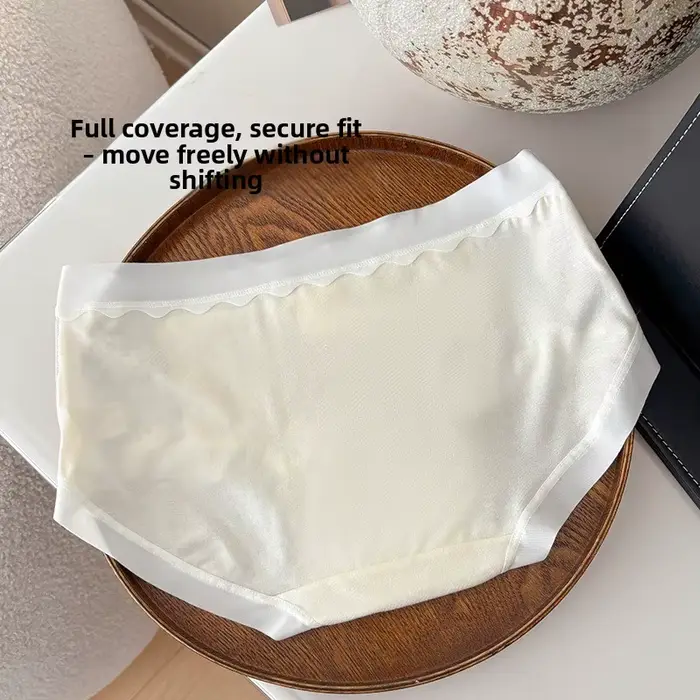Culotte Femme Antibactérienne Vintage Style Patchwork Sans Coutures Taille M L 1XL Brève Polyamide Elasthanne Occasions Spéciales