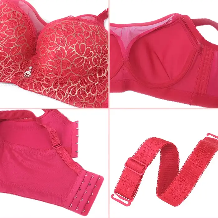 Dámska sexy čipková podprsenka s kosticami, push-up, šálky C D E, veľkosti 80 85 90 95 100 105, bezšvíkové, dámske spodná bielizeň