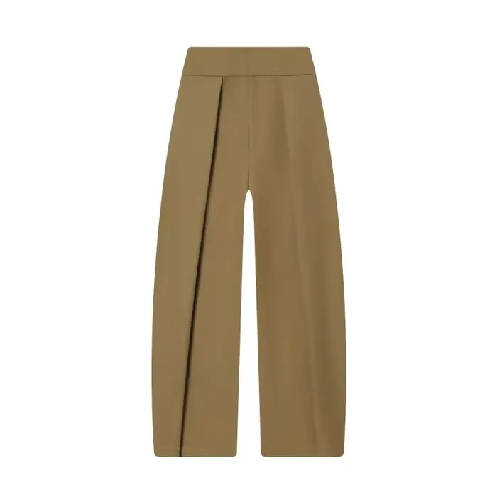 Pantalon palazzo plissé taille haute coupe ample ETJ 2026 pour femme, idéal pour le travail, les voy