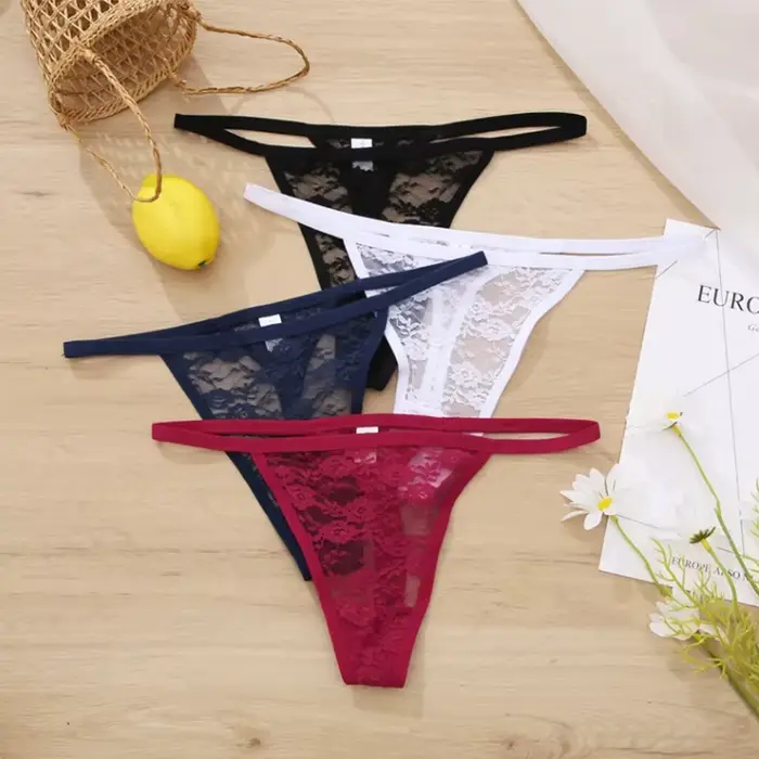 Dámske čipky spodná bielizeň spodná bielizeň kvetinové ženské nohavičky tangá sexy pančucháče intímne perspektíva pohodlné bavlnené elastan pre ženy každodenné príležitosti