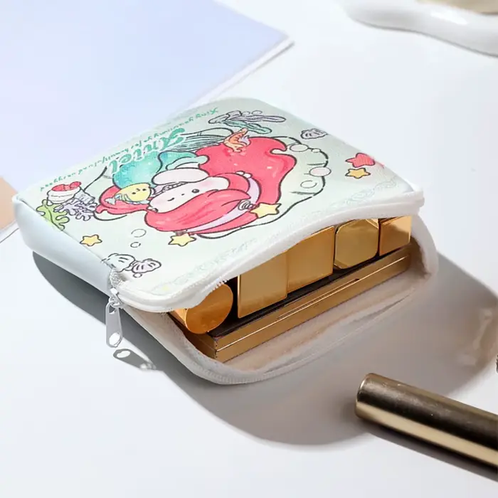 Sac à tampons et serviettes hygiéniques en polyester avec motif de dessin animé pour femmes et étudiantes occasions quotidiennes et spéciales