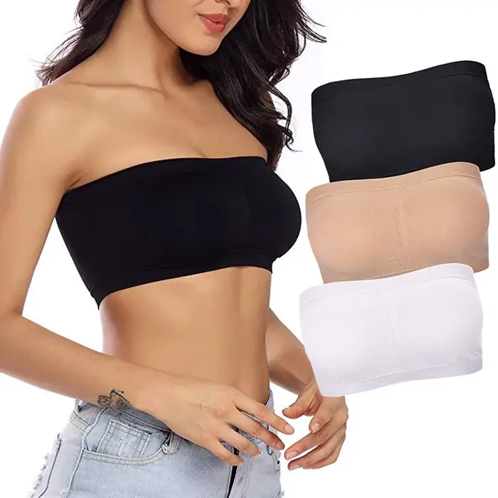 Plus veľkosť bez ramienok Bralette pre ženy pohodlné a elegantné špeciálne a každodenné príležitosti