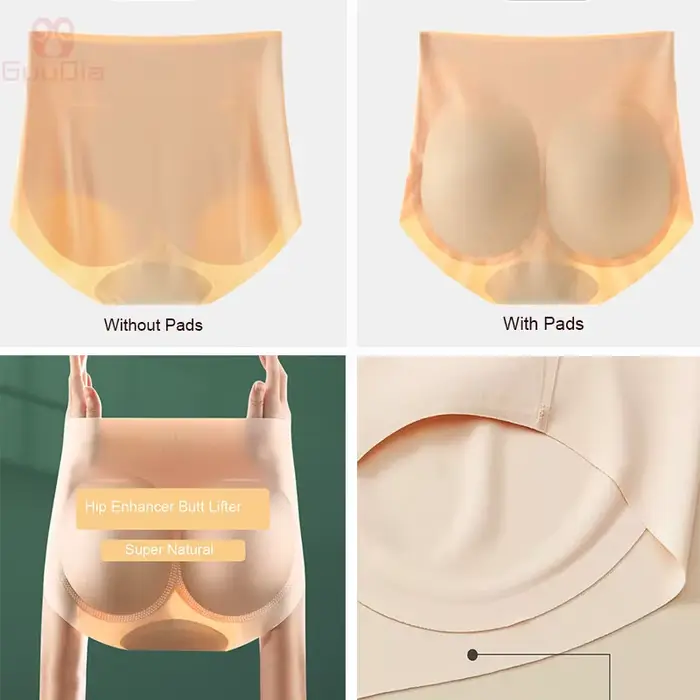 GUUDIA polstrované nohavičky zadok väčšie zadok zlepšiť falošné korisť spodná bielizeň broskyňa zadok shaper slips Sexy zadok tvarovanie pančuchy