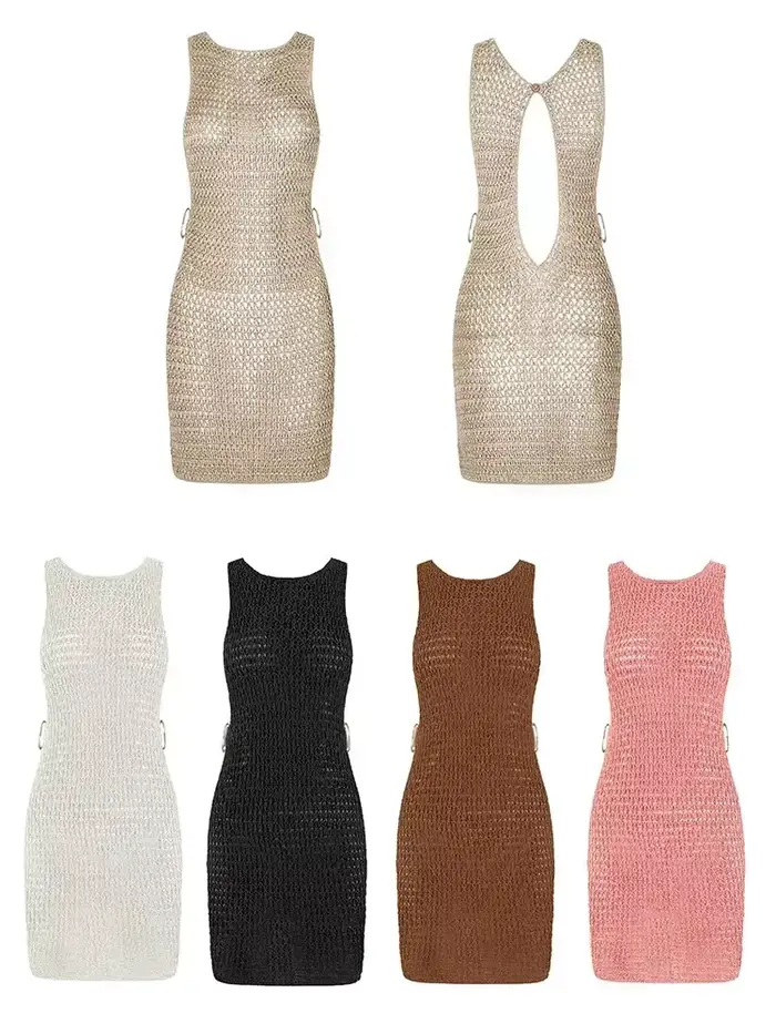 EDOLYNSA mini polyester pokrývajúce šaty pre ženy sexy a elegantný pouličný štýl špeciálne príležitosti a večery