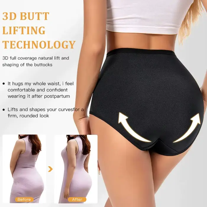 Slip taille haute en forme de X corps shaper slips ventre contrôle shapewear culotte minceur taille formateur bout à bout sous-vêtements shapers femmes occassions spéciales confort durable