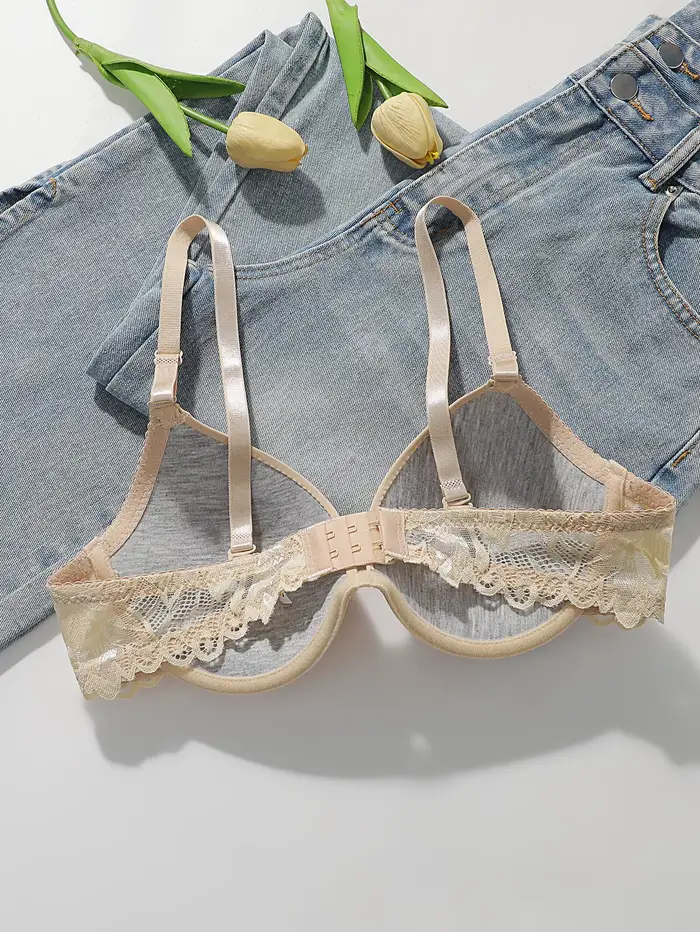 Hladká push-up podprsenka pre ženy s kosticami