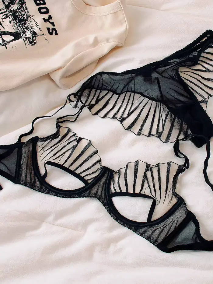 Soutiens-gorge minimisateurs pour femmes, en maille transparente, sans couture, à bonnets coquille, 