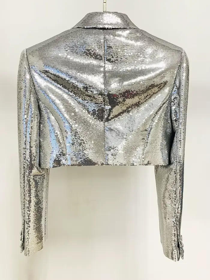 Ensemble de costume de créateur élégant HIGH STREET, nouveauté 2026, pour femme, avec veste courte à