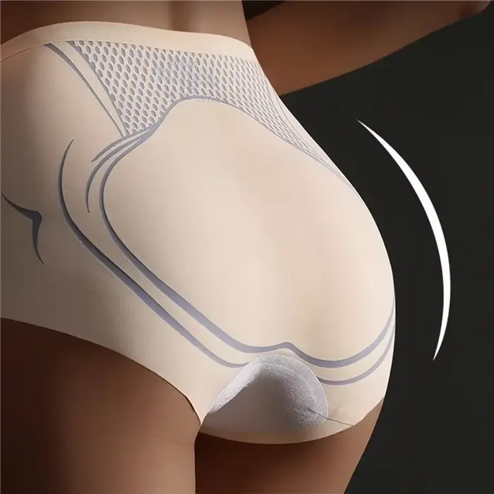 Culottes sculptantes IceSilk maillot polyester élasthanne technologie Ion Fiber culotte gainante taille haute pour femmes occasions spéciales journée décontractée sport travail