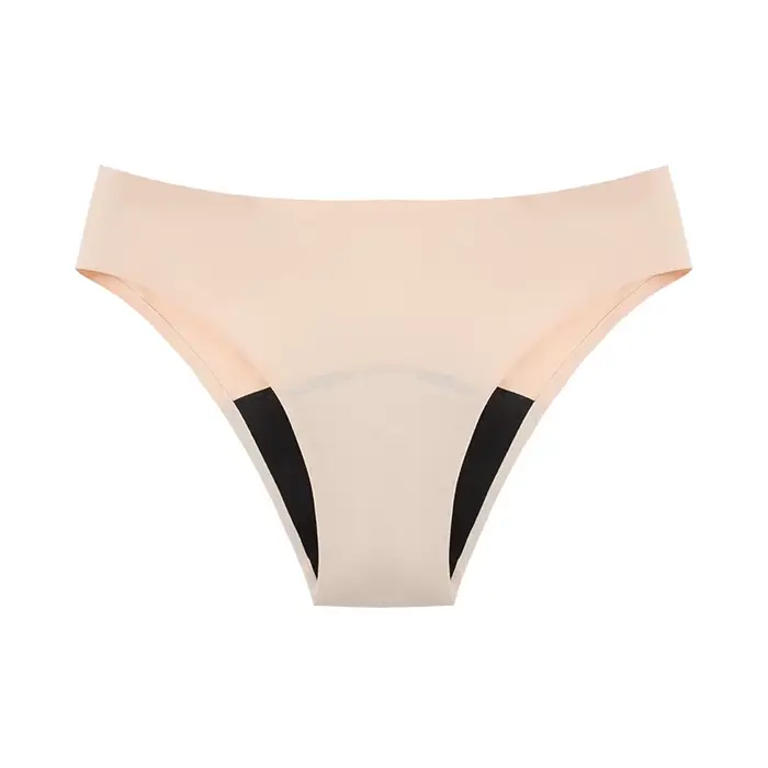 Culotte menstruelle en coton sans couture, 4 couches, étanche, Absorption rapide, culotte de période