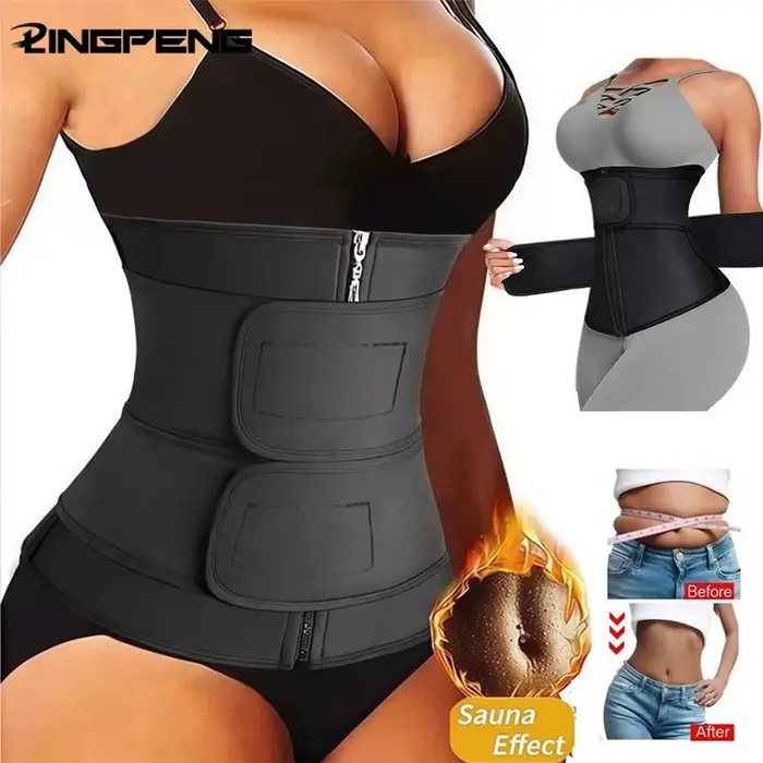 1pc Pás tréner chudnutie telo Shaper Fitness opasok chudnutie spaľovanie tukov športový opasok pot kosačka školenia Shapewear