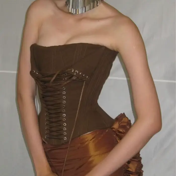 Fishbone korzet s lanovou kravatou, sexy bez ramienok košieľka, letná móda, Y2k namontované Bustier, tielko pre ženy, bez rukávov vesta