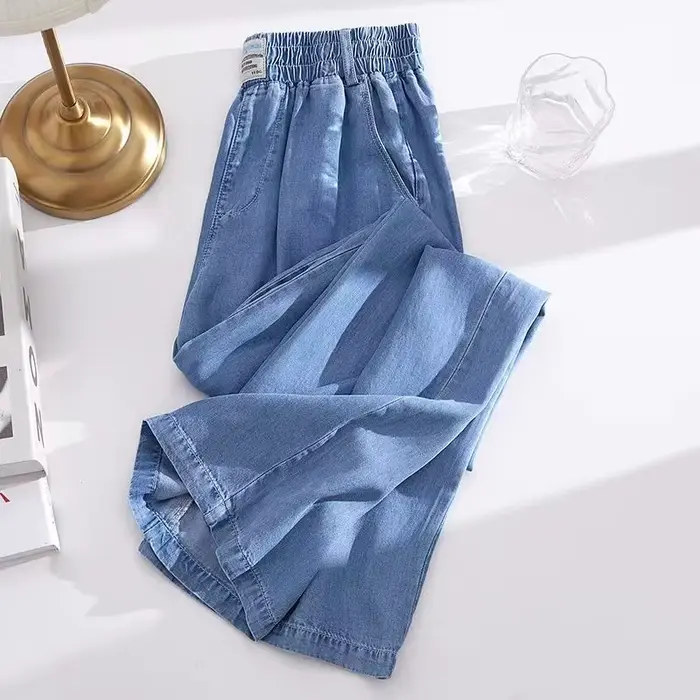 Polyesterové a bavlnené legíny pre ženy, široké nosenie, pohodlné a zjemňujúce pre jogu a relaxáciu doma