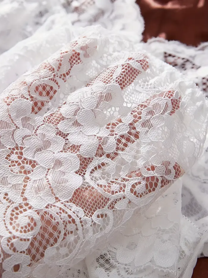 Sexy polyesterová nočná košeľa bez rukávov s V-neck a kontrastným povrchom pre ženy romantické príležitosti