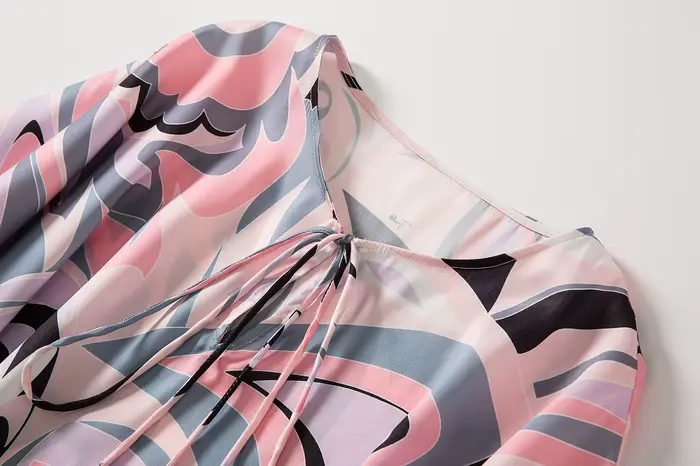 Robe caftan de créateur de luxe 2025 |   Robe de plage longue en soie surdimensionnée pour femme |  