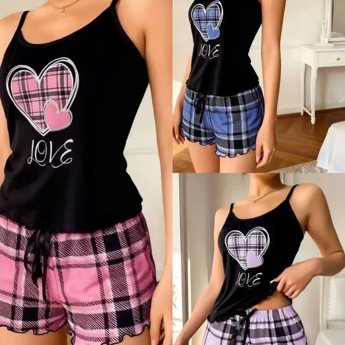 Dámske pyžamo Fashion Love Heart