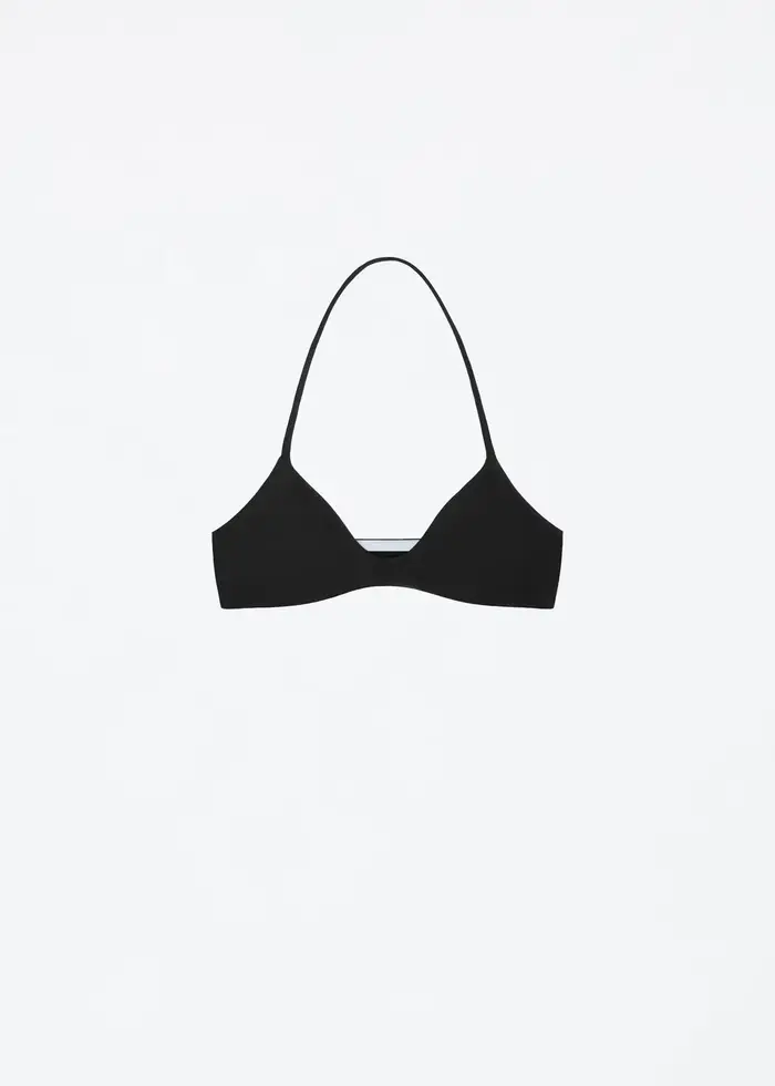 Soutien-gorge à col halter pour femme, soutien-gorge de sport sexy à décolleté plongeant, haut de yo