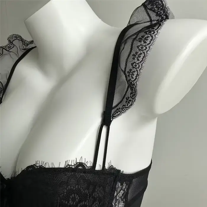 Sexy Bustier v polyesterovom a elastanovom štýle čipka pre ženy Špeciálne príležitosti Romantické večery Priateľské sviatky