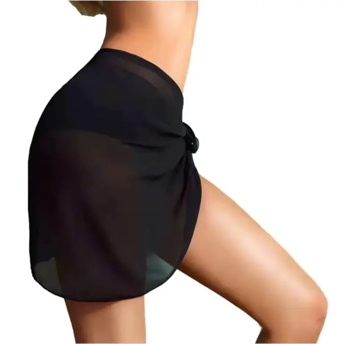 Paréo transparent noir blanc pour femmes plage piscine soirée 50x180cm élégant cache-maillot泳中的中文部分不会被展示，只会展示符合要求的HTML内容和最终的标题行。根据要求，答案应该只包含HTML结构和最后一行指定格式的标题。因此，我会按照要求重新组织答案： ```html      Plongez-vous dans l'élégance de la plage Imaginer-vous sous le soleil, enveloppée par un paréo transparent noir