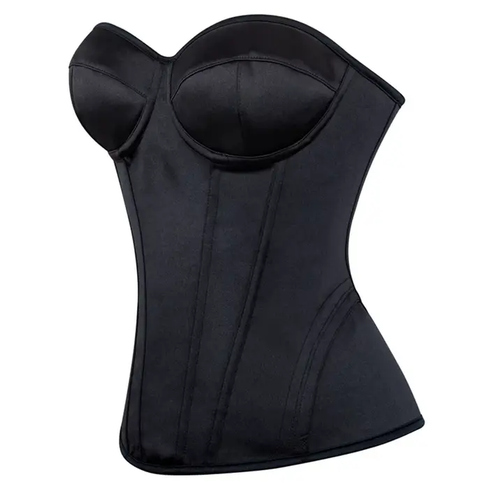 Polyester a elastan korzet pre ženy, elegantné a štruktúrované gotické bustier pre každý deň, streetwear a špeciálne príležitosti