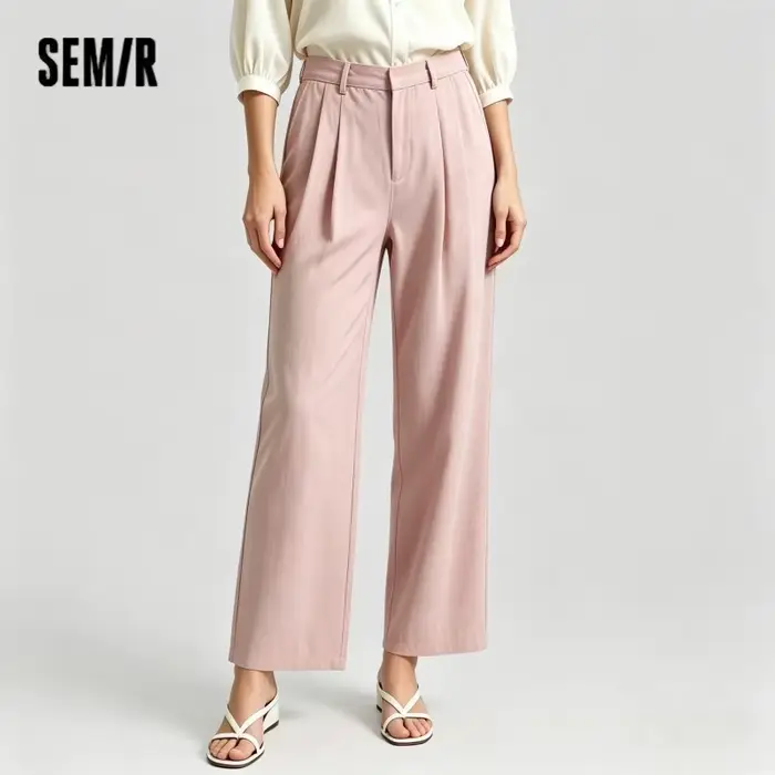 Jean Semir en Lyocell ample et décontracté pour femmes, jambes larges, style vintage, saison estivale, confort durable
