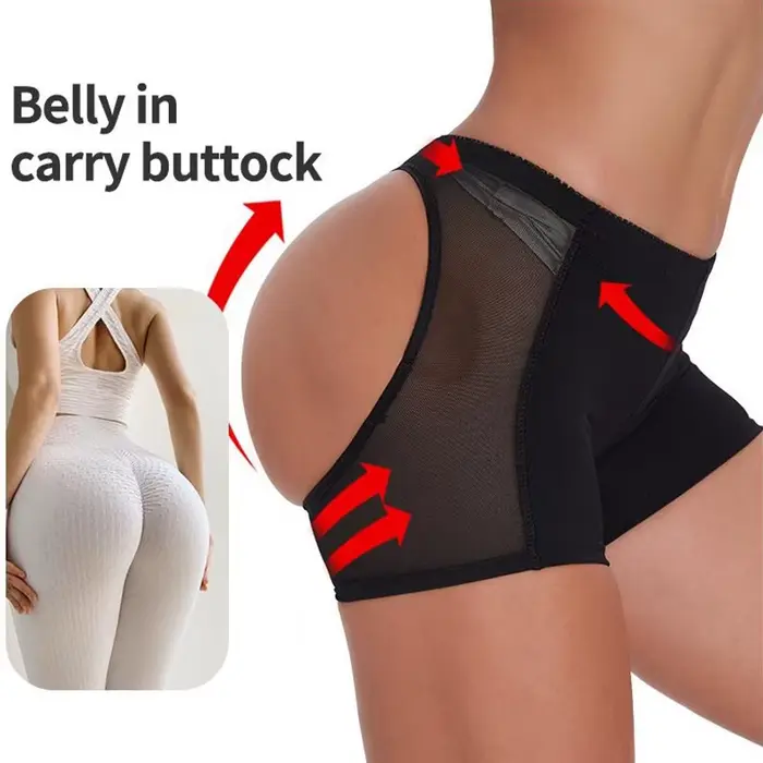 Femmes Sexy bout à bout culotte hanche rehausseur corps Shaper Sexy cul Push Up culotte ventre contrôle sous-vêtements ouvert hanche slips