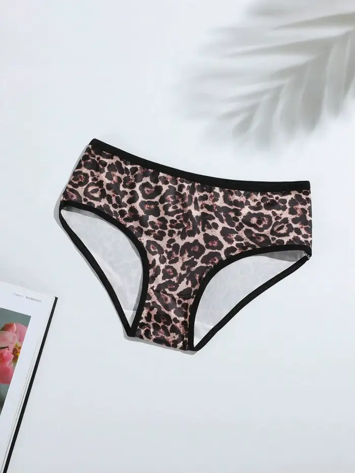 Culottes de bain imprimées en soie de lait pour femmes, bikini taille mi-basse, effet ventre plat, respirantes, double entrejambe, pour filles occasions estivales