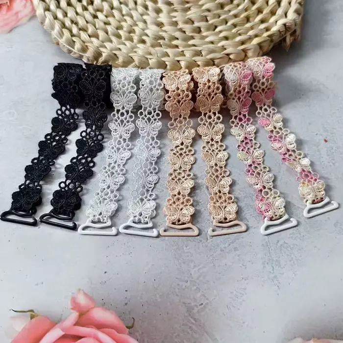 Elastické podprsenky popruhy pre ženy jednoduchý dizajn s dvojitým otvorením diskrétna elegancia pohodlie každodenné špeciálne príležitosti