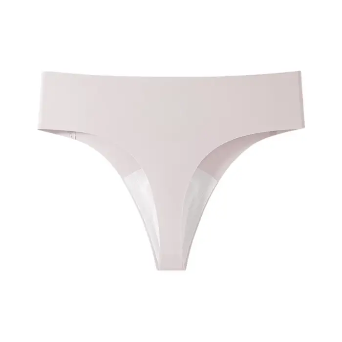 Culottes sans couture anti-transparence, string de sport et yoga, effet fessier galbant, taille mi-h