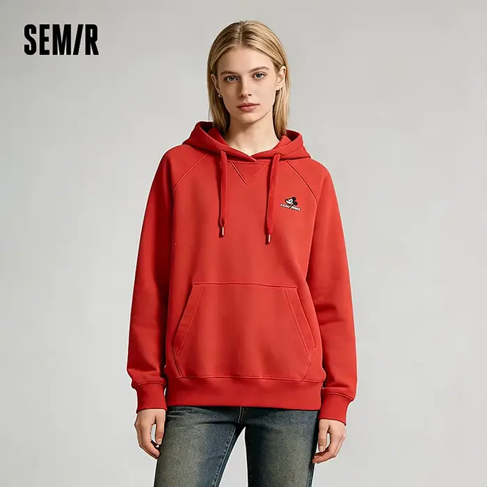 Pull décontracté Semir à capuche avec motif dessin animé pour femmes, idéal pour les occasions quotidiennes printanières