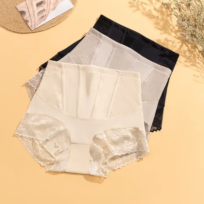 Culotte Façonnage Femme Taille Haute Polyamide Élasthanne Contrôle Ventre Définir Silhouette Occasions Spéciales
