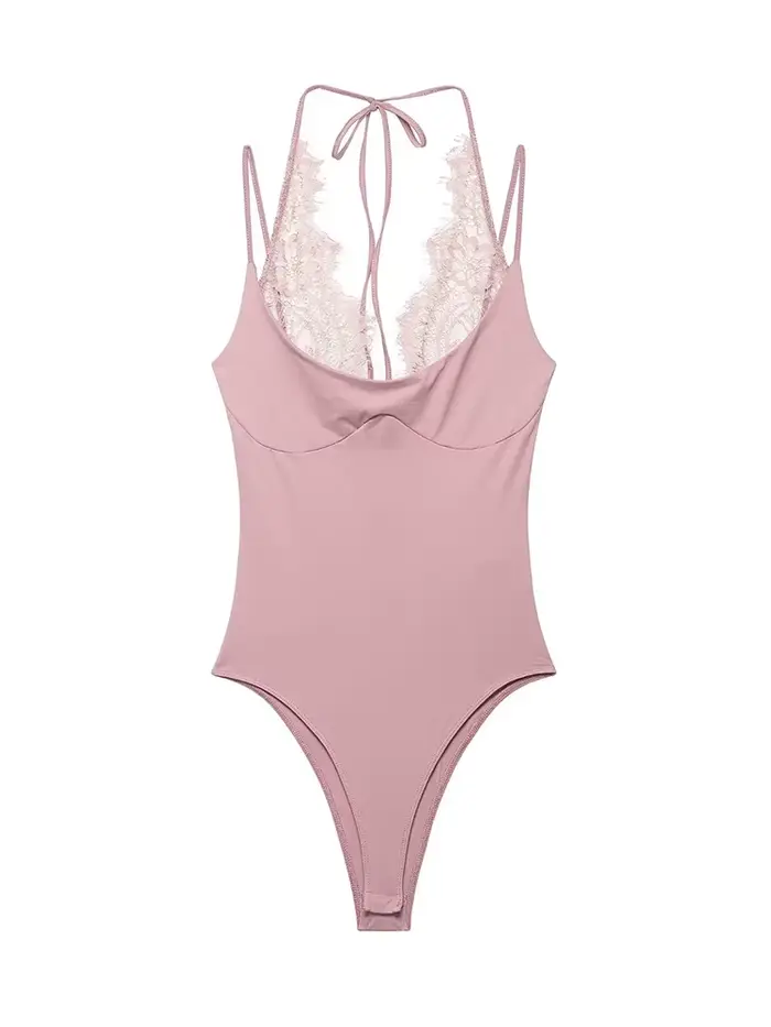 Ženský oblek z polyesteru s čipkou vložky pre ženy ležérny štýl letné sexy elegantné špeciálne príležitosti