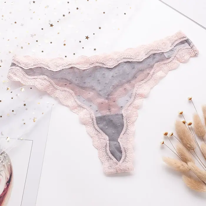 Culotte en dentelle sexy pour femmes taille basse confort respirant occasion spéciale lingerie élégante
