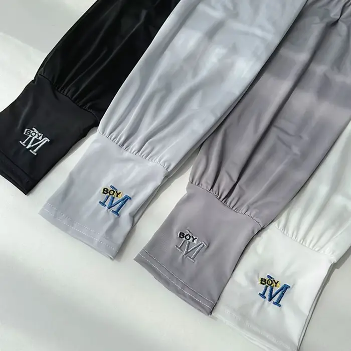 Manchons de bras de glace pour hommes, 1 paire, gants de conduite élastiques, Protection UV pour l'e