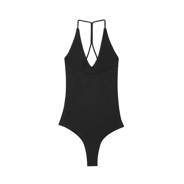 MUJER biely čierny body pre ženy Sexy