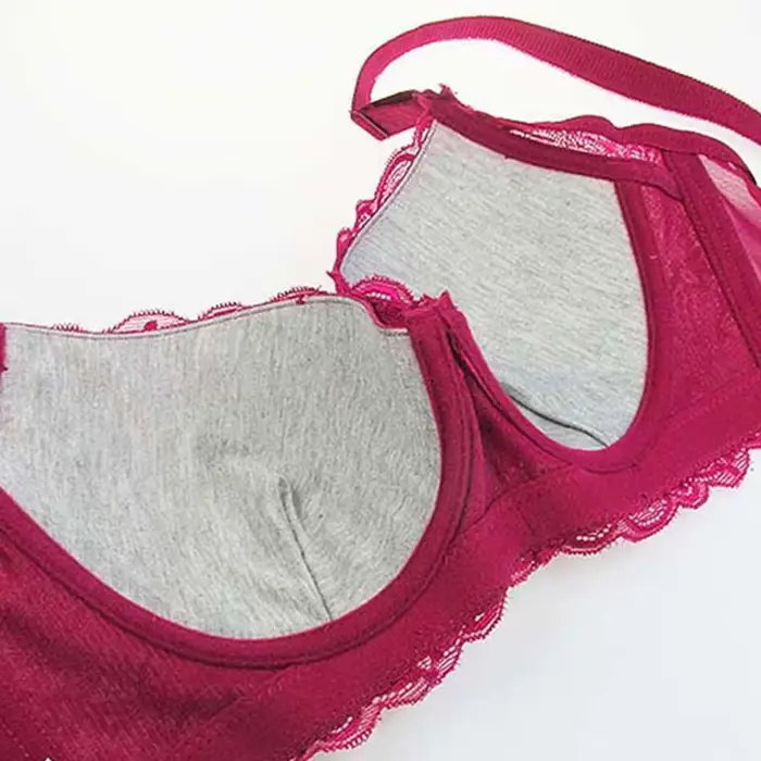 Soutien-gorge sexy dentelle fleurs push-up confortable pour femmes grandes tailles occasions spéciales