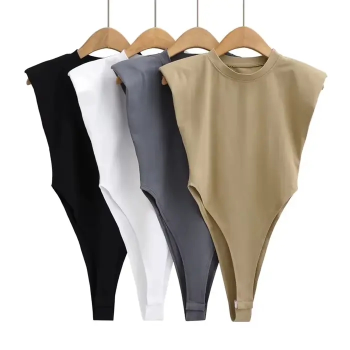 Sexy letné body pre ženy, s polstrovanými náušnicami, bez rukávov, čierna a biela, sexy topy, ženská móda
